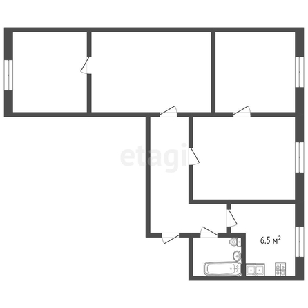 
   Продам 2-комнатную, 33.3 м², Скорняжная ул, 45/1

. Фото 8.