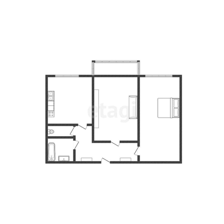 
   Продам 2-комнатную, 60.4 м², Валерия Гассия ул, 4/7

. Фото 33.