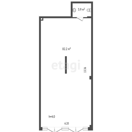 
   Продам помещение свободного назначения, 86.1 м², Западный Обход ул, 65/1

. Фото 7.