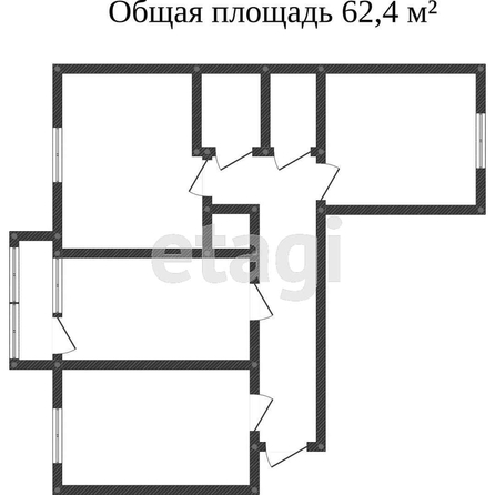 
   Продам 3-комнатную, 64 м², Героя Хабибуллина ул, 6

. Фото 27.