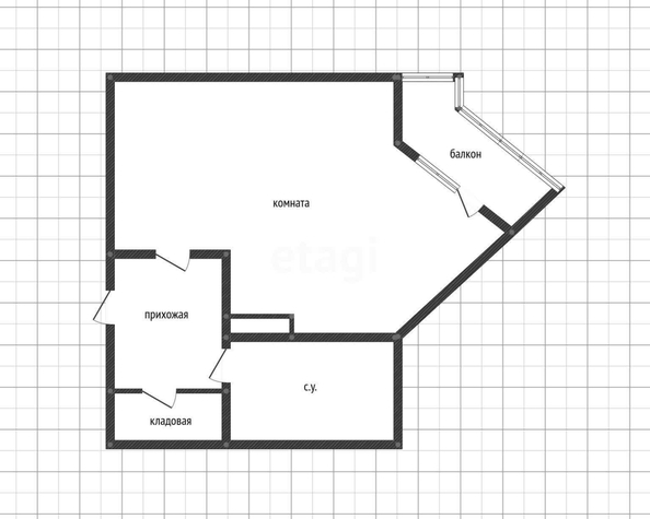 
   Продам студию, 32.9 м², Душистая ул, 60/2

. Фото 1.