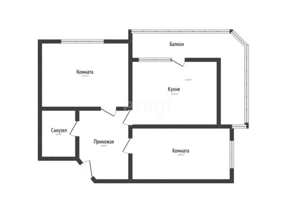 
   Продам 2-комнатную, 66.6 м², Григория Булгакова ул, 18

. Фото 1.