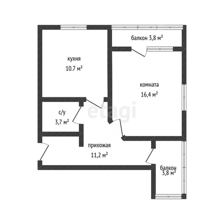 
   Продам 1-комнатную, 42 м², Лаврова ул, 8/5

. Фото 22.