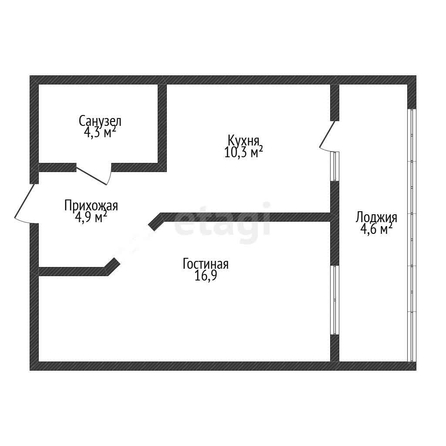 
   Продам 1-комнатную, 36.3 м², Григория Булгакова ул, 10

. Фото 18.