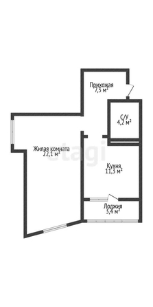 
   Продам 1-комнатную, 44.9 м², Красных Партизан ул, 4/15

. Фото 17.