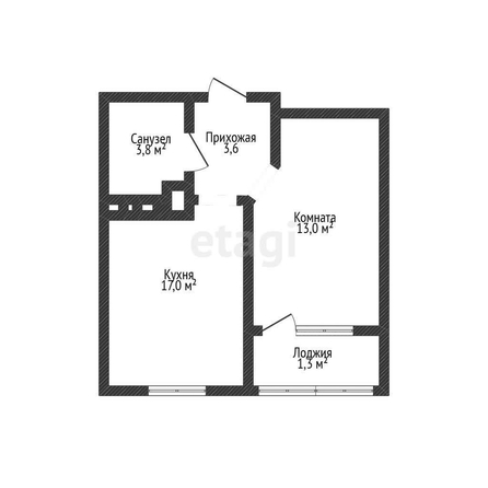 
   Продам 1-комнатную, 36 м², Наставников ул, 12/1

. Фото 15.