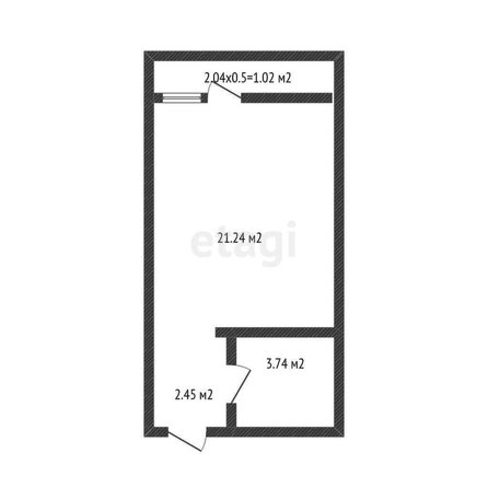 
   Продам 1-комнатную, 21.4 м², Курортный Поселок ул, 66/2

. Фото 46.