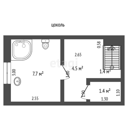 
   Продам 2-комнатную, 63.4 м², Комсомольская ул, 45

. Фото 27.