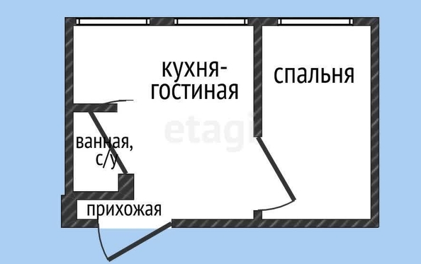 
   Продам 2-комнатную, 44.7 м², Яна Полуяна ул, 60

. Фото 9.