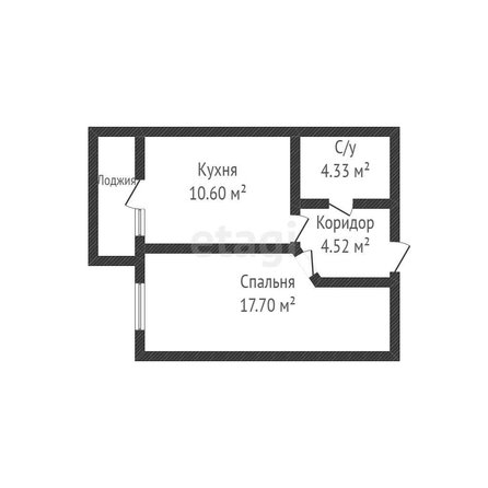 
   Продам 1-комнатную, 37.3 м², Григория Булгакова ул, 16

. Фото 7.