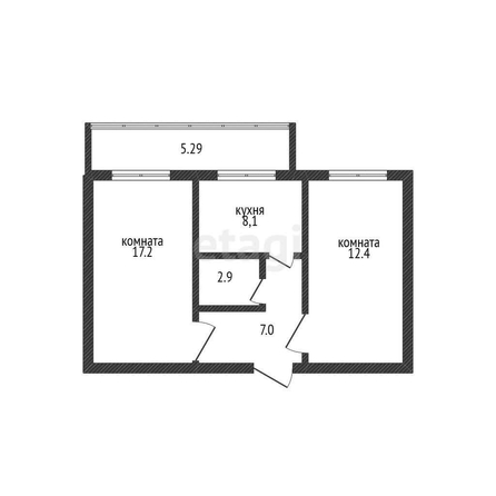 
   Продам 2-комнатную, 47.6 м², 40-летия Победы ул, 87

. Фото 6.