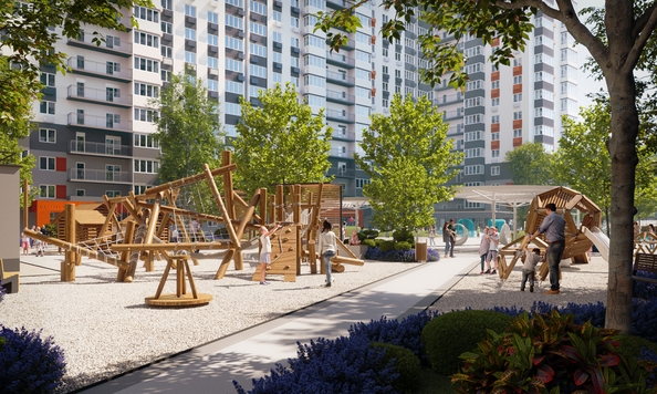 
   Продам 1-комнатную, 40.1 м², Облака-3, дом 1

. Фото 19.