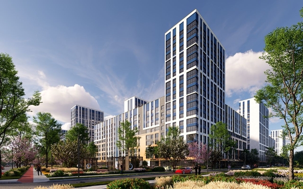 
  Продается 3-комн. квартира, 77 м², ЖК Архитектор, литера 1.1
. Фото 7.
