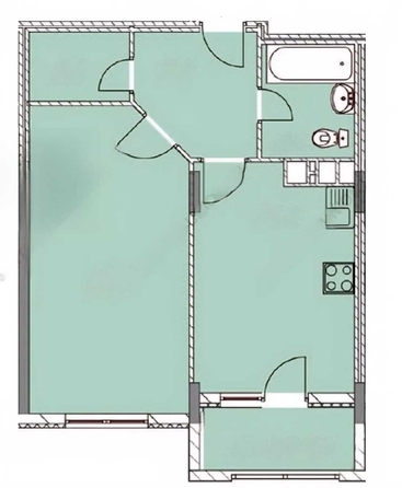 
  Продается 1-комн. квартира, 46 м², Таманская ул, д. 121к7
. Фото 13.