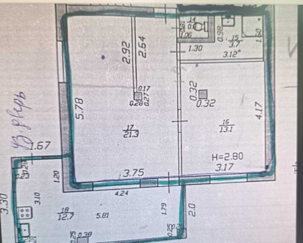
  Продается 2-комн. квартира, 51 м², Советская ул, д. 2Б
. Фото 15.