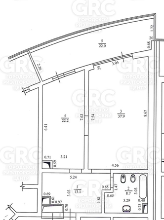 
  Продается 3-комн. квартира, 104 м², Войкова ул, д. 21
. Фото 22.