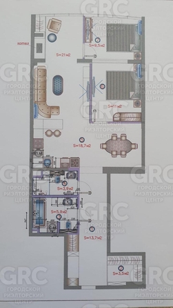 
  Продается 3-комн. квартира, 96 м², Первомайская ул, д. 21
. Фото 19.