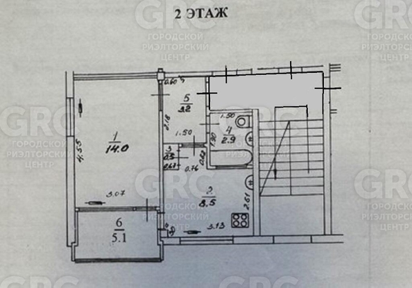 
  Продается 1-комн. квартира, 34.2 м², Грибоедова ул, д. 17
. Фото 12.