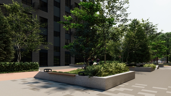 
  Продается 1-комн. квартира 37.56 м², в ЖК Зеленая территория, литера 1.3. Фото 34.