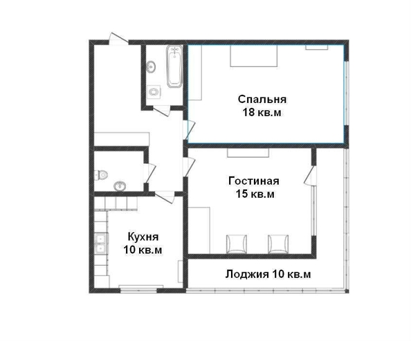 
  Продается 2-комн. квартира, 65 м², Ленина ул, д. 146
. Фото 26.