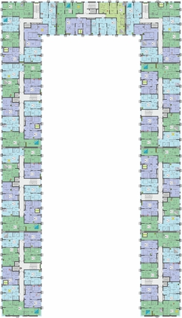 
  Продается 2-комн. квартира, 54.49 м², ЖК Зеленая территория, литера 1.2
. Фото 3.