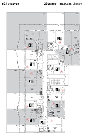 
  Продается 2-комн. квартира, 223.7 м², ЖК Самолет, литера 29
. Фото 2.