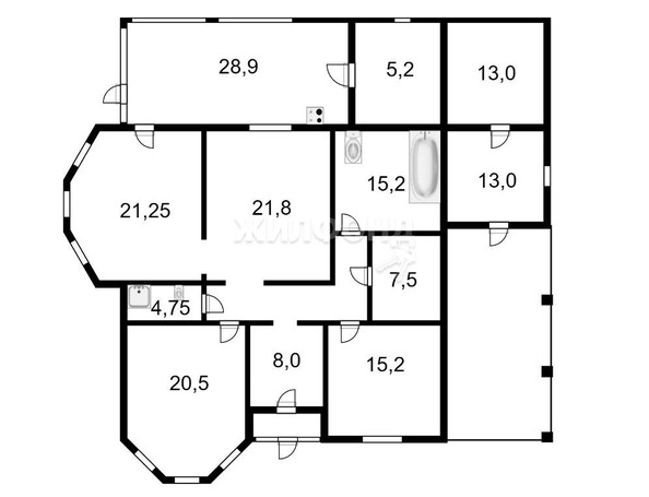 
   Продам дом, 255.7 м², станица Новотитаровская

. Фото 2.