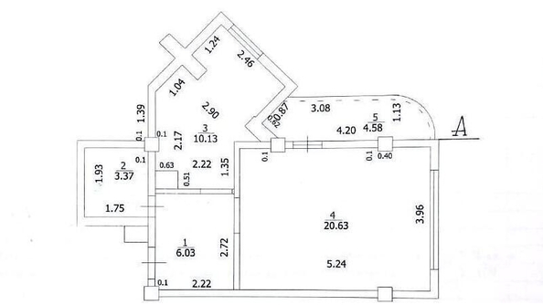
  Продается 1-комн. квартира, 45 м², Грибоедова ул, д. 15
. Фото 24.