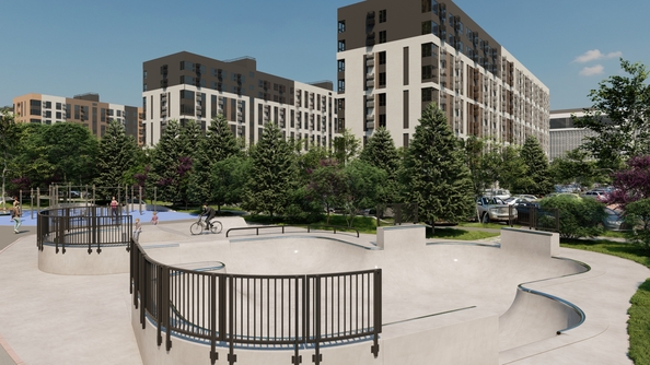 
  Продается 1-комн. квартира, 37.64 м², ЖК Зеленая территория, литера 1.2
. Фото 16.