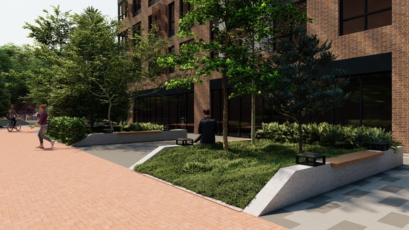 
  Продается 1-комн. квартира, 37.64 м², ЖК Зеленая территория, литера 1.2
. Фото 35.