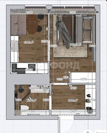 
  Продается 1-комн. квартира 25.8 м². Фото 16.