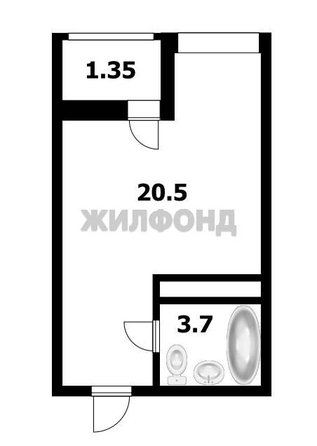 
  Продается студия 25.3 м². Фото 18.