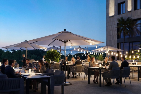 
  Продается номер в отеле 37.3 м², в ГК River Rock Геленджик бэй (Ривер Рок). Фото 6.