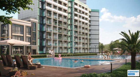 
  Продается 1-комн. квартира 39.2 м², в ЖК Ботаника Хилс, лит 3. Фото 1.