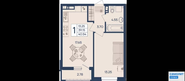 
  Продается 1-комн. квартира 40.5 м², в ЖК Дом 101. Фото 15.