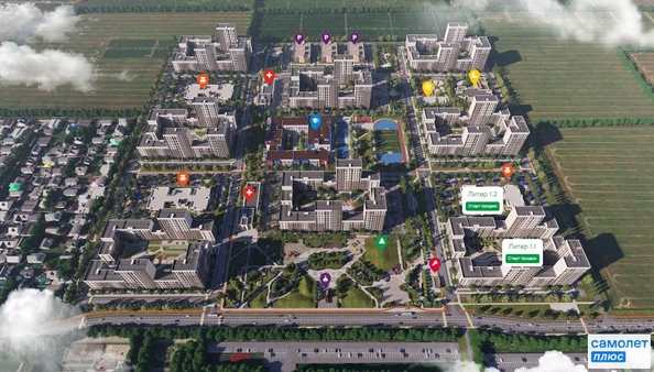 
  Продается 1-комн. квартира 44 м², в ЖК Ботаника, литер 1.1. Фото 9.