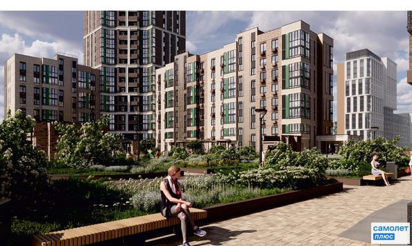 
  Продается 3-комн. квартира 79.15 м², в ЖК Парковый, литер 1. Фото 1.