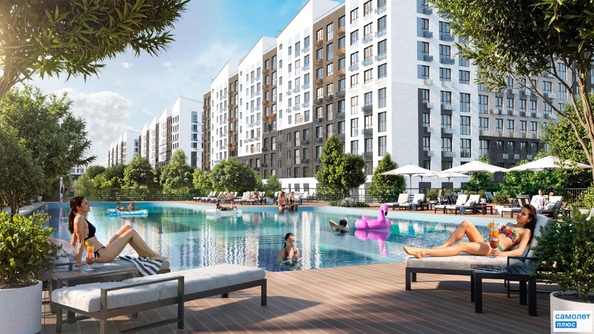
  Продается студия 33 м², в ЖК Хозяин морей, литер 1. Фото 1.