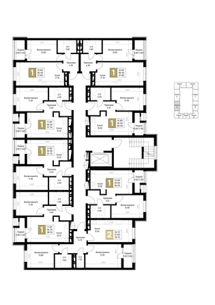 
  Продается 2-комн. квартира 53.15 м², в ЖК На Высоком берегу, дом 1. Фото 20.
