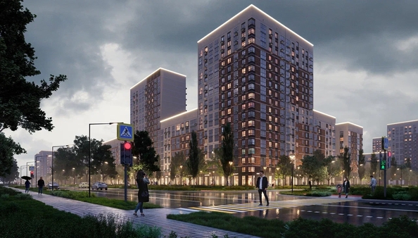 
  Продается 1-комн. квартира 36.8 м², в ЖК Ботаника, литер 1.2. Фото 1.