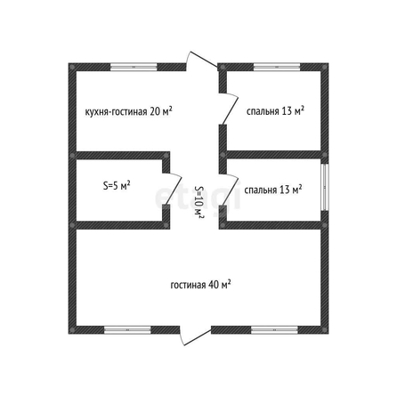
  Продается дом 106 м². Фото 11.