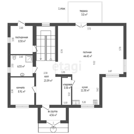 
  Продается коттедж 190 м². Фото 32.