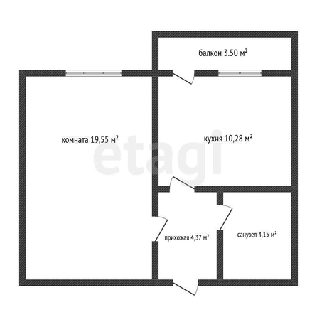 
  Продается 1-комн. квартира 38.4 м². Фото 18.