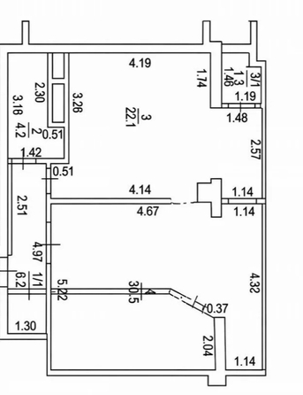 
  Продается 1-комн. квартира 63 м². Фото 8.
