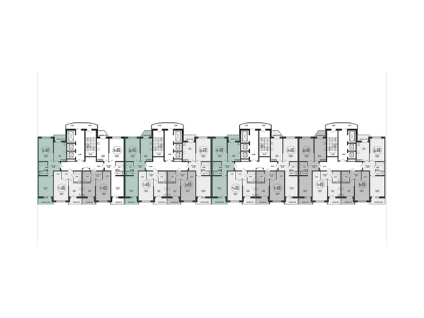
  Продается 2-комн. квартира 56.9 м², в ЖК Гулливер, литер 2. Фото 2.