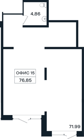 
  Продается универсальное помещение 76.85 м². Фото 1.