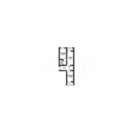 
  Продается 2-комн. квартира 57.24 м². Фото 1.