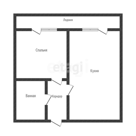 
  Продается 1-комн. квартира 36 м². Фото 1.
