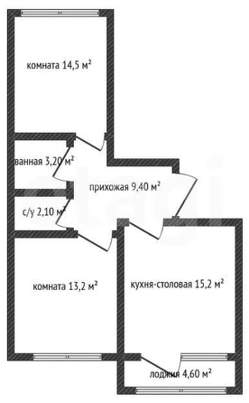 
  Продается 2-комн. квартира 66.2 м². Фото 4.