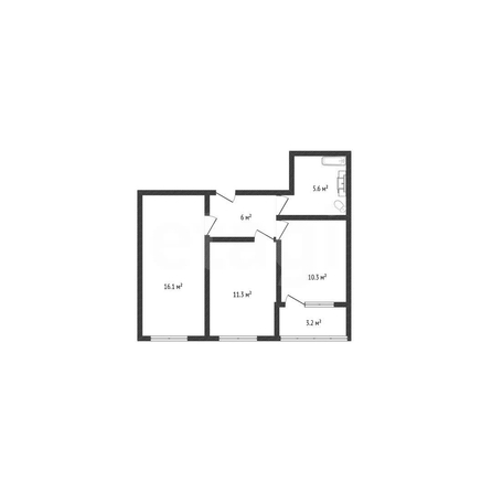 
  Продается 2-комн. квартира 49.3 м². Фото 2.